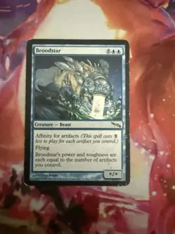Broodstar Mirrodin Regular Rare Magic The Gathering MTG MP - Image 1