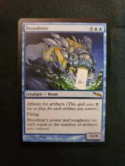 Broodstar #31 Mirrodin NM Magic the Gathering Mtg Artifact Deck Flying Beast * - Image 1