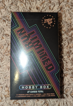 Limited Run Games Trading Cards Hobby Box 27 Cards w/ Auto SEALED - Image 1