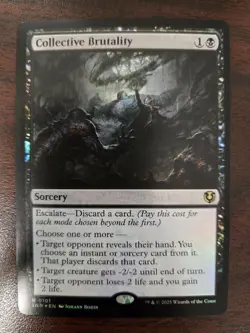 Collective Brutality NM FOIL Innistrad: Remastered MTG FREE SHIPPING - Image 1