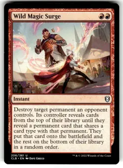 Wild Magic Surge Commander Legends: Battle for Baldur's Gate Regular MTG - Image 1