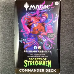 MTG MAGIC THE GATHERING SECRETS OF STRIXHAVEN PRISMARI ARTISTRY COMMANDER DECK - Image 1