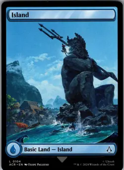 Island 0104 - Universes Beyond: Assassin's Creed NM - Magic: The Gathering TCG - Image 1