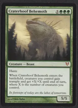 CRATERHOOF BEHEMOTH Avacyn Restored Magic: The Gathering LP - Image 1