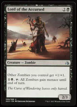 LORD OF THE ACCURSED 99 UC The List Reprints Magic: The Gathering NM - Image 1