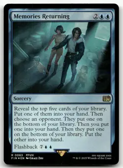 Memories Returning #63 (Foil) (NM) Final Fantasy FIN Magic MTG - Image 1