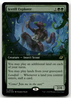 Icetill Explorer (Extended Art) #343 (Foil) NM Edge of Eternities EOE Magic MTG - Image 1