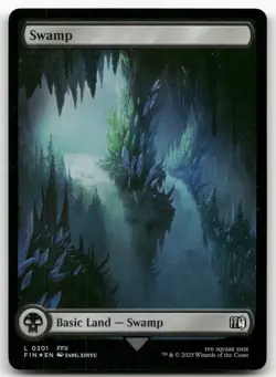 Swamp (0301) #301 (Foil) (NM) Final Fantasy FIN Magic MTG - Image 1