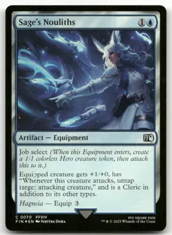 Sage's Nouliths #70 (Foil) (NM) Final Fantasy FIN Magic MTG - Image 1