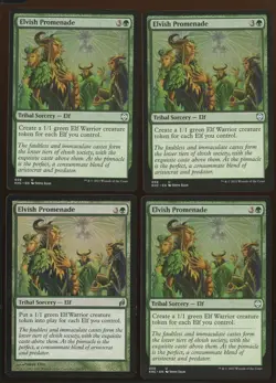 4x Elvish Promenade Uncommon LP/NM Lorwyn Commander Playset Magic Gathering MTG - Image 1