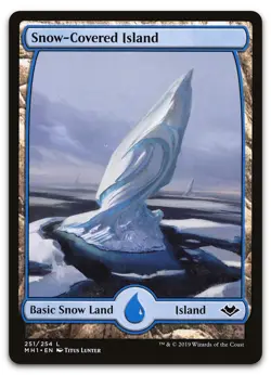 Snow-Covered Island #251 (NM) Modern Horizons MH1 Magic MTG - Image 1