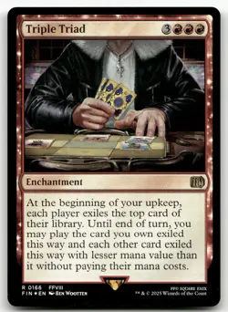 Triple Triad #166 (Foil) (NM) Final Fantasy FIN Magic MTG - Image 1