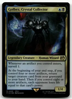 Golbez, Crystal Collector #225 (Foil) (NM) Final Fantasy FIN Magic MTG - Image 1
