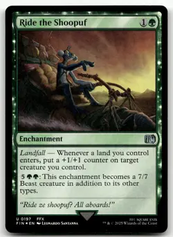 Ride the Shoopuf #197 (Foil) (NM) Final Fantasy FIN Magic MTG - Image 1