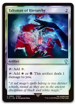 Talisman of Hierarchy (Surge Foil) #365 (NM) Final Fantasy FIC Magic MTG - Image 1