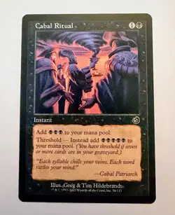 Cabal Ritual 51/143 - Torment Magic The Gathering Common Lightly Played Non-Foil - Image 1