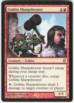 Goblin Sharpshooter R Commander 2013 111 LP Normal MTG - Image 1