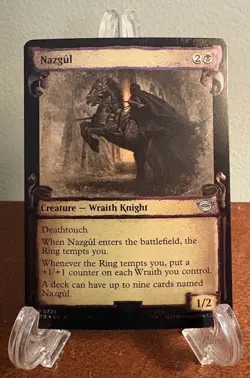 MTG Nazgul Showcase Scrolls Foil #726 LOTR The Lord of the Rings Magic - Image 1