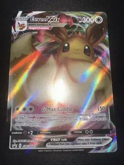 Pokemon TCG Eevee VMAX SWSH087 Holo Black Star Promo Sword & Shield NM - Image 1