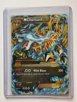 Pokemon TCG M Charizard EX 108/106 Secret XY Flashfire Holo English DMG - Image 1