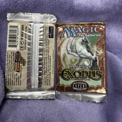 2 Magic the Gathering EXODUS Booster Pack BRAND NEW IN MINT CONDITION !!! 742818065269 - Image 2