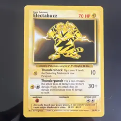 Pokemon Electabuzz 20/102 Base Set Near Mint NM WOTC Non Holo *READ* - Image 1