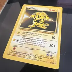 Pokemon Electabuzz 20/102 Base Set Near Mint NM WOTC Non Holo *READ* - Image 3