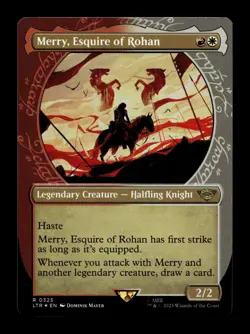 Merry, Esquire of Rohan (Showcase) 325 Foil R Universes Beyond: The Lord of the - Image 1