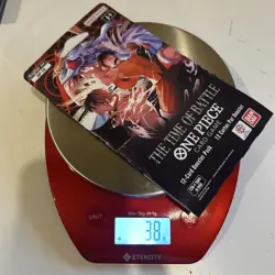 One Piece OP-16 The Time Of Battle Sleeved Booster Pack New (HEAVY)🔥38g - Image 1