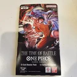 One Piece OP-16 The Time Of Battle Sleeved Booster Pack New (HEAVY)🔥38g - Image 2