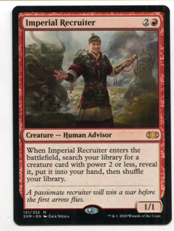 mtg magic Imperial Recruiter ENGLISH Recruteur imperial double masters - Image 1