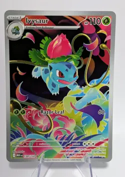 Ivysaur 134/132 Full Art Secret Rare Holo Mega Evolutions Pokemon Card - Image 1