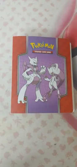 Pokemon Trading Card Game Mini Binder 2015 Mewtwo Mega Mewtwo Chesnaught Album - Image 1