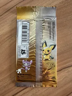Pokemon TCG Neo Genesis Japanese Booster Pack 10 Cards 1999 w/ Case - Image 2