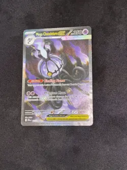 Mega Chandelure EX SIR Pitch Black 115/084 EN MINT + Pitch Black Card Sleeve - Image 2