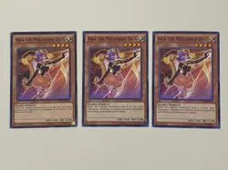 Yugioh - Aria the Melodious Diva x 3 - LP - Plus Free Holographic Card - Image 1