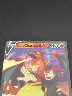 Pokemon TCG Card Lance's Charizard V SWSH133 25th Celebrations Promo - MP - Image 2