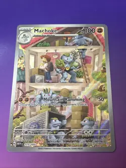 Machoke 177/165 Holo Illustration Rare English 151 Pokemon Card - Image 1