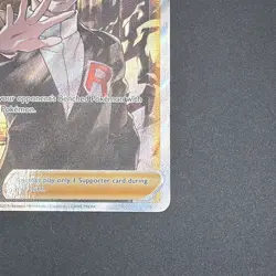 Boss’s Orders Giovanni 189/192 Full Art Rebel Clash Pokemon TCG Card - Image 2