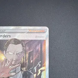 Boss’s Orders Giovanni 189/192 Full Art Rebel Clash Pokemon TCG Card - Image 3