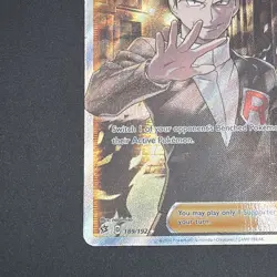 Boss’s Orders Giovanni 189/192 Full Art Rebel Clash Pokemon TCG Card - Image 5