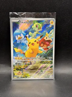 Pikachu - 027 - SV: Scarlet & Violet Promo Cards - Promo - SEALED - Image 1