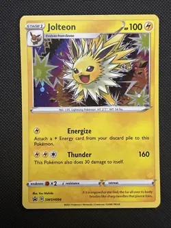 Jolteon SWSH094 SWSH: Sword & Shield Promo Cards Holo A - Image 1