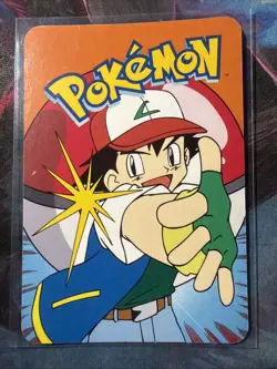Machoke Vintage Pokemon Vending Prism Holo Sticker Card - Image 2