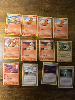 2006 Pokemon TCG EX Trainer Kit 2: Plusle and Minun Card Lot of 42 Cards - Image 1