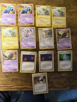 2006 Pokemon TCG EX Trainer Kit 2: Plusle and Minun Card Lot of 42 Cards - Image 2