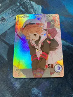 Sakura Kinomoto Cardcaptor Sakura SR Holo Goddess Story Waifu Card - Image 1