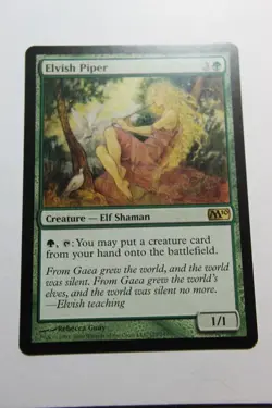 MTG Elvish Piper x1- -Magic 2010-Lightly Played - Image 1