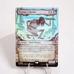 Curious Colossus Showcase 298 Foil MTG Lorwyn Eclipsed ECL NM - Image 1