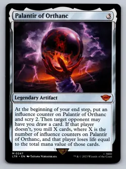 Palantir of Orthanc 247 Universes Beyond: LoTR MTG NM - Image 1